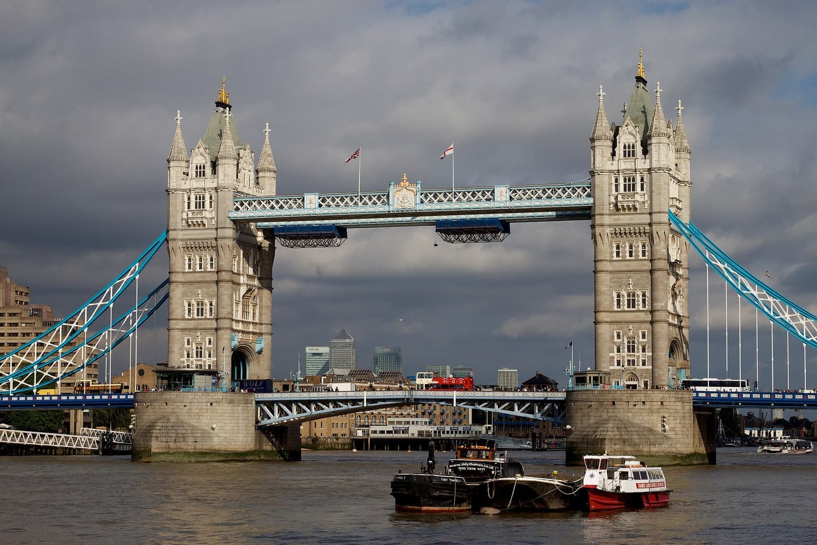 The River Thames and London skyline at sunset